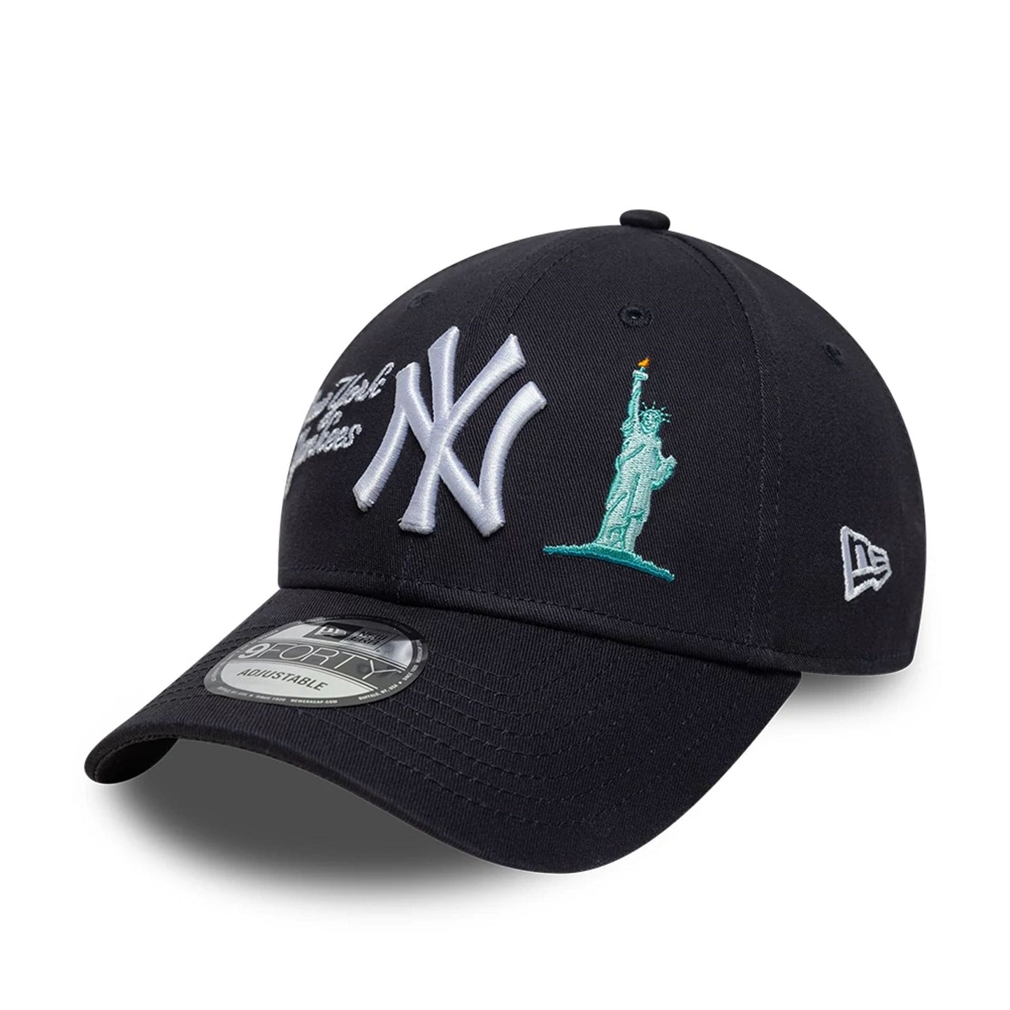 Pictured is this MLB City Icon New York Yankees 9FORTY cap in navy. 1