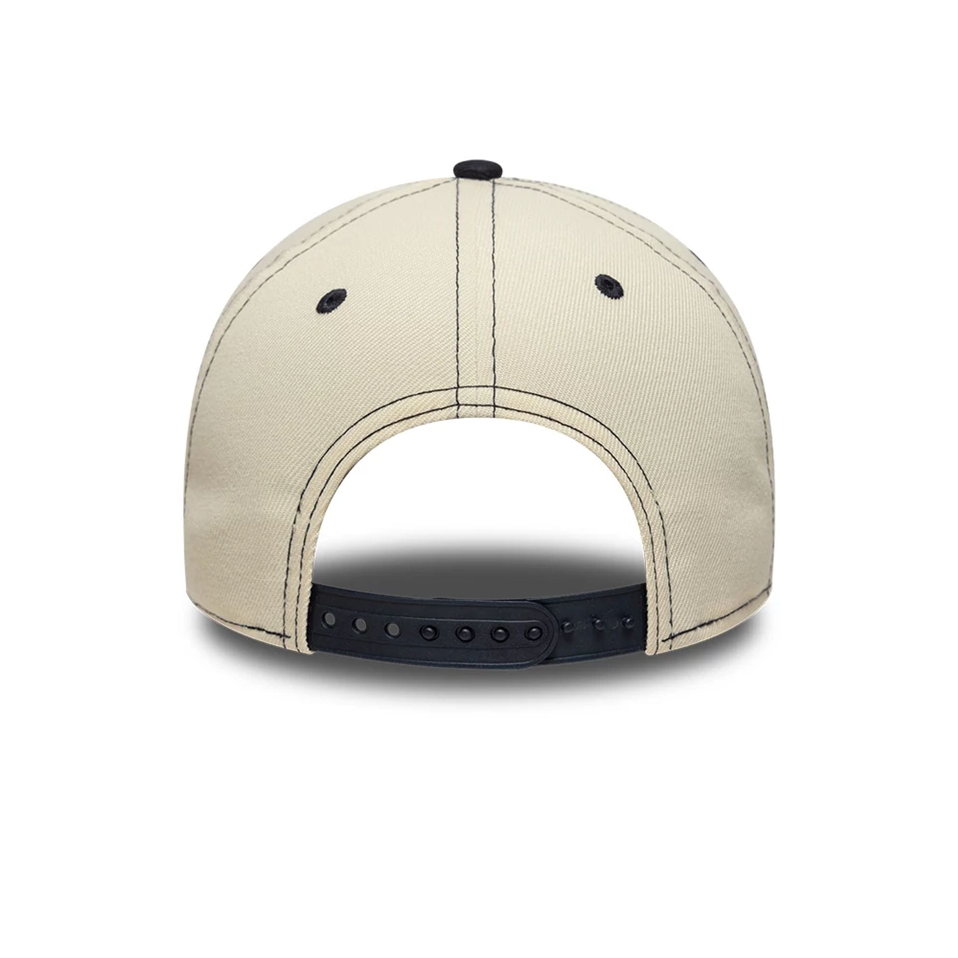 Pictured is this MLB City Icon New York Yankees 9FORTY E-Frame cap in Cream. 5