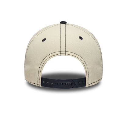 Pictured is this MLB City Icon New York Yankees 9FORTY E-Frame cap in Cream. 5
