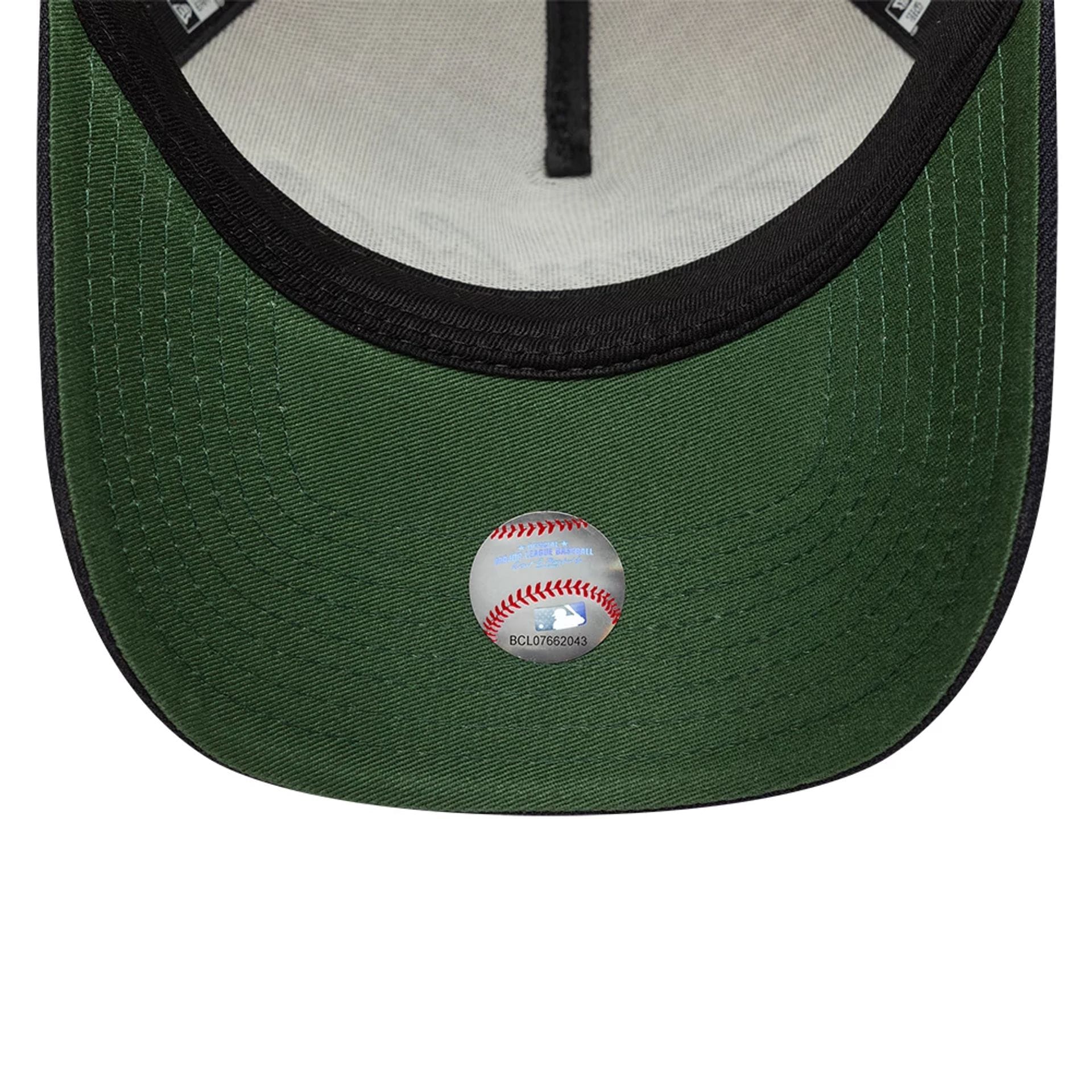 Pictured is this MLB City Icon New York Yankees 9FORTY E-Frame cap in Cream. 2