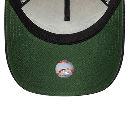 Pictured is this MLB City Icon New York Yankees 9FORTY E-Frame cap in Cream. 2