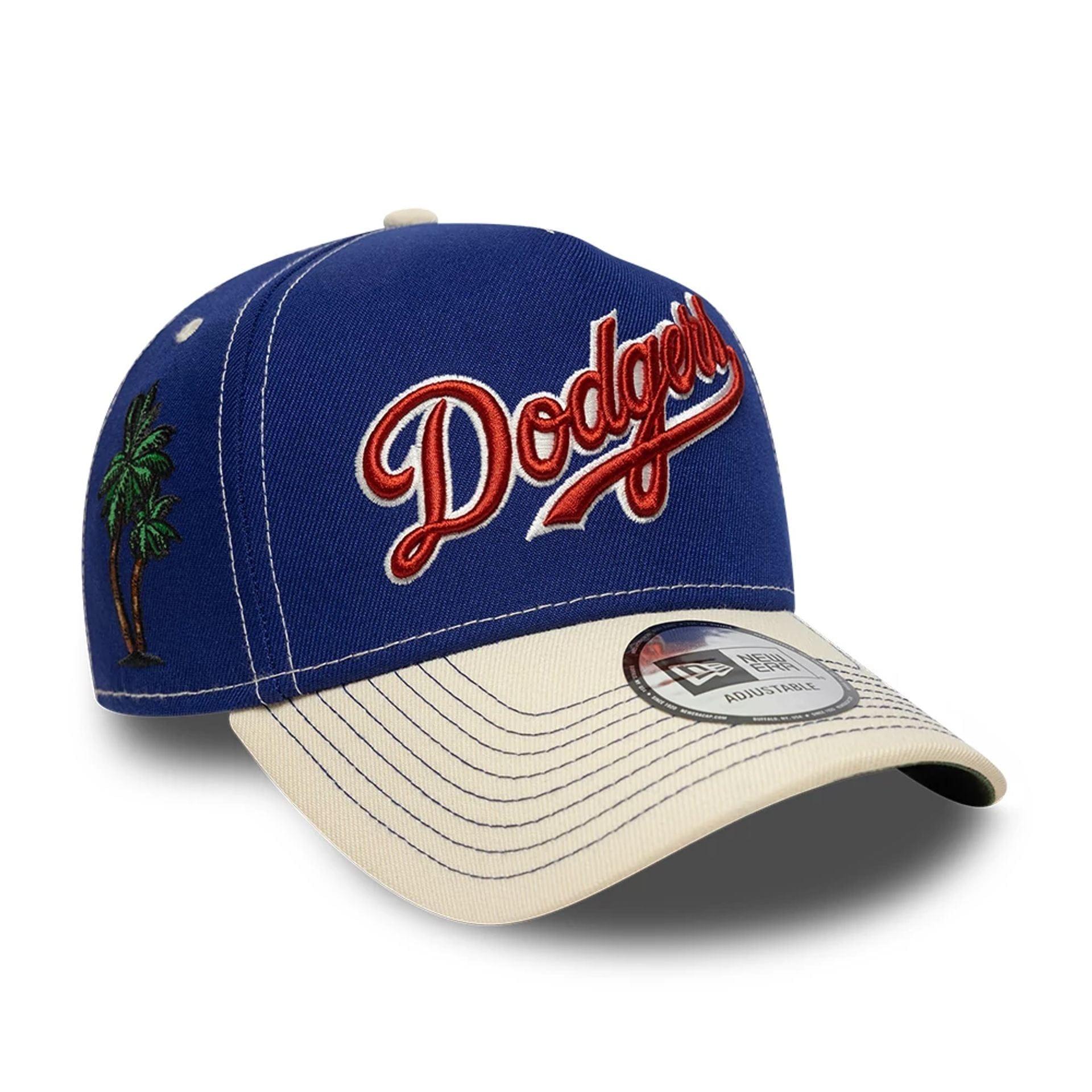 Pictured is this MLB City Icon LA Dodgers 9FORTY E-Frame cap in dark blue. 1