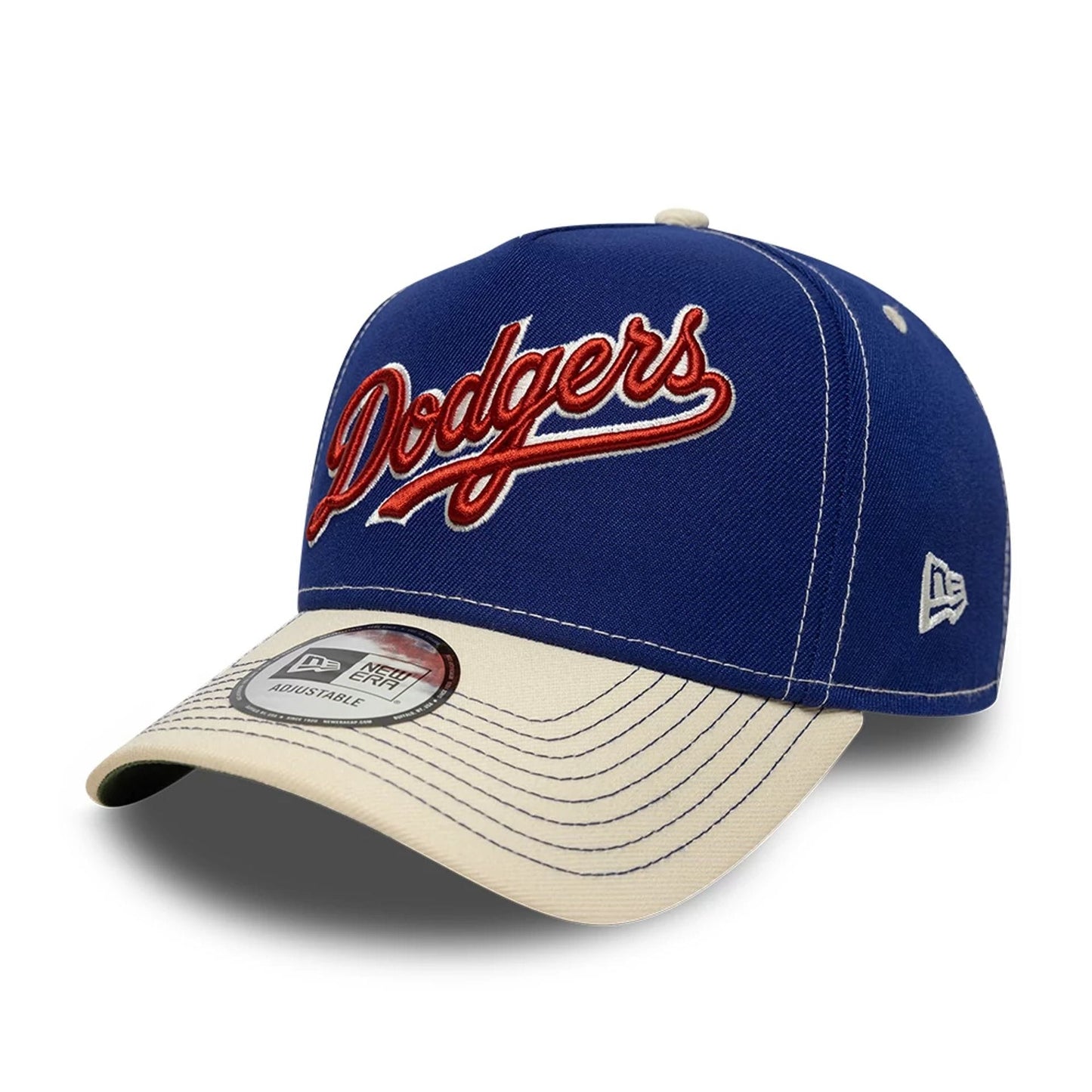Pictured is this MLB City Icon LA Dodgers 9FORTY E-Frame cap in dark blue. 3