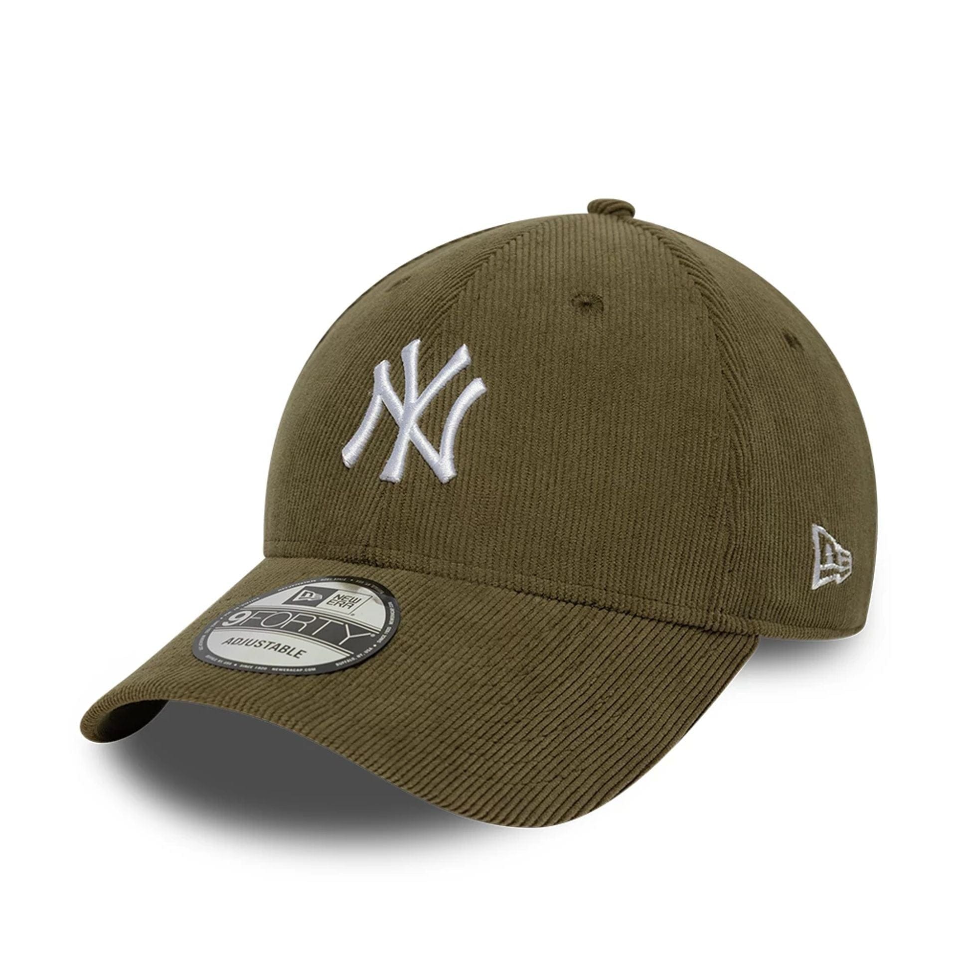 Pictured is this MLB Soft Cord New York Yankees 9FORTY cap in Dark Green. 1