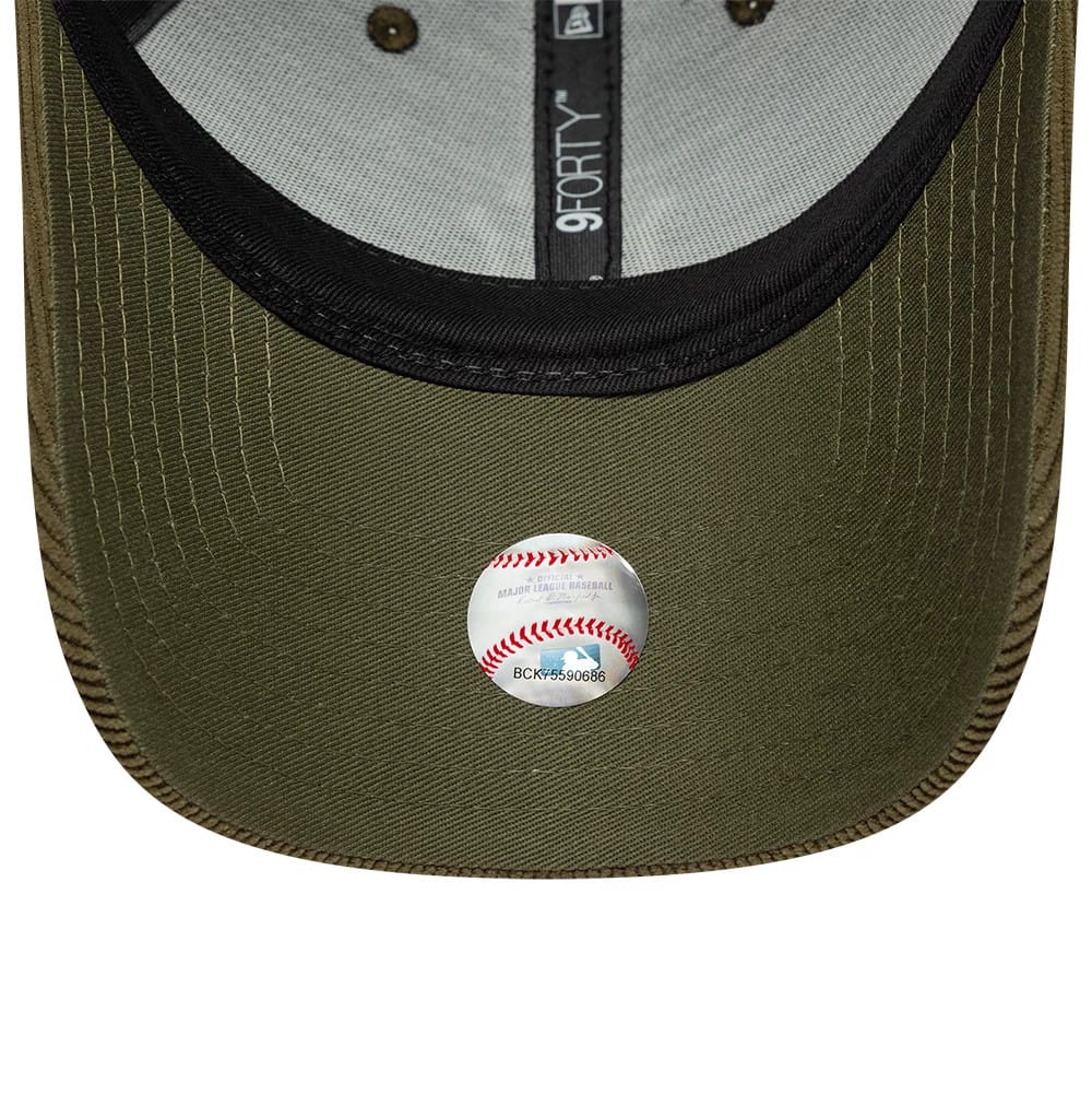 Pictured is this MLB Soft Cord New York Yankees 9FORTY cap in Dark Green. 5