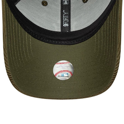 Pictured is this MLB Soft Cord New York Yankees 9FORTY cap in Dark Green. 5