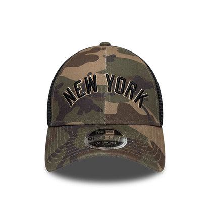 Pictured is this MLB Wordmark New York Yankees 9FORTY M-Crown cap in Woodland Camo. 2