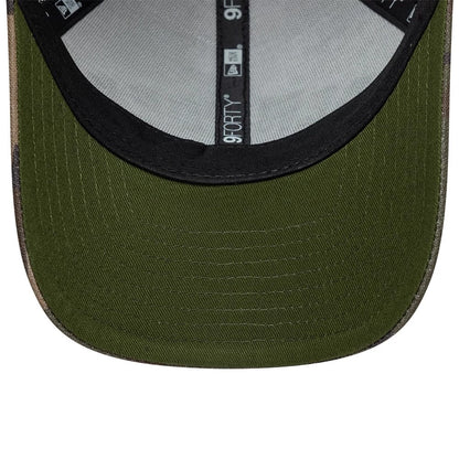 Pictured is this MLB Wordmark New York Yankees 9FORTY M-Crown cap in Woodland Camo. 5