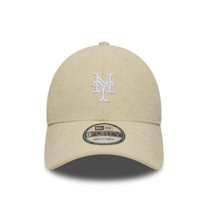 Pictured is this MLB Soft Cord New York Mets 9FORTY cap in Cream. 2