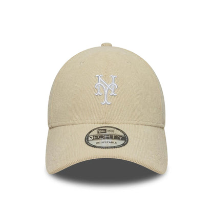Pictured is this MLB Soft Cord New York Mets 9FORTY cap in Cream. 2