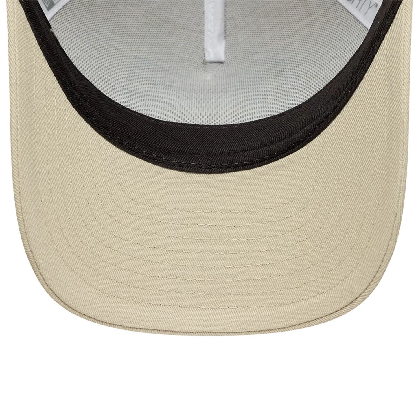 Pictured is this New Era Multi Patch 9FORTY M-Crown A-Frame cap in Cream. 7