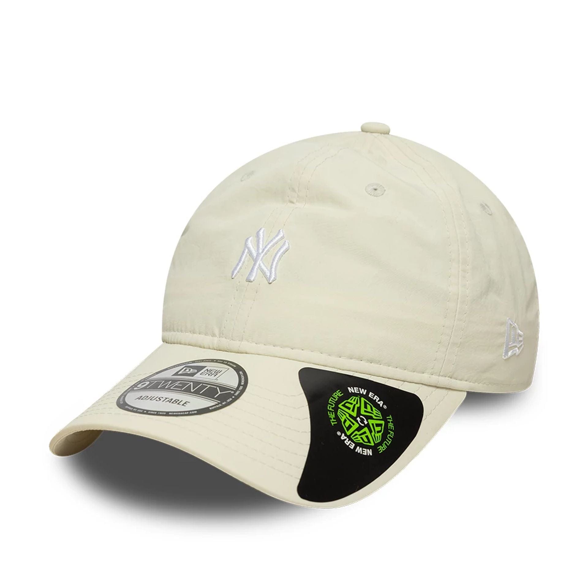Pictured is this MLB Recycled New York Yankees 9TWENTY cap in light beige. 1