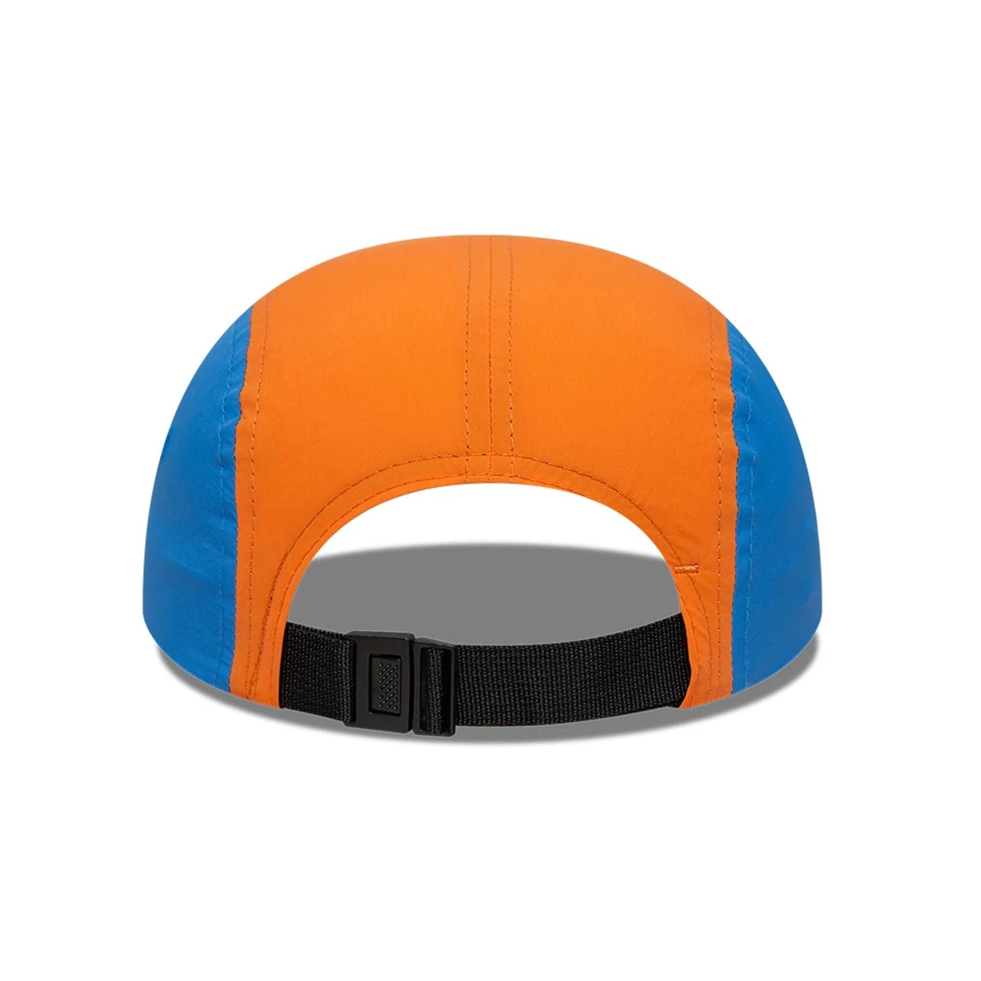 Pictured is this Youth New Era Colourblock Camper cap in light beige. 4