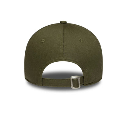 Pictured is this Womens MLB Metallic LA Dodgers 9FORTY cap in Dark Green. 4