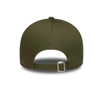 Pictured is this Womens MLB Metallic LA Dodgers 9FORTY cap in Dark Green. 4