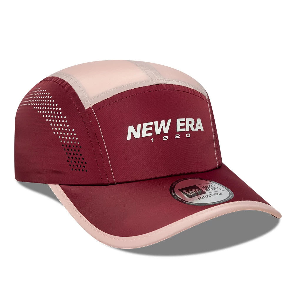 Pictured is this New Era Colour Block Runner cap in dark red. 3