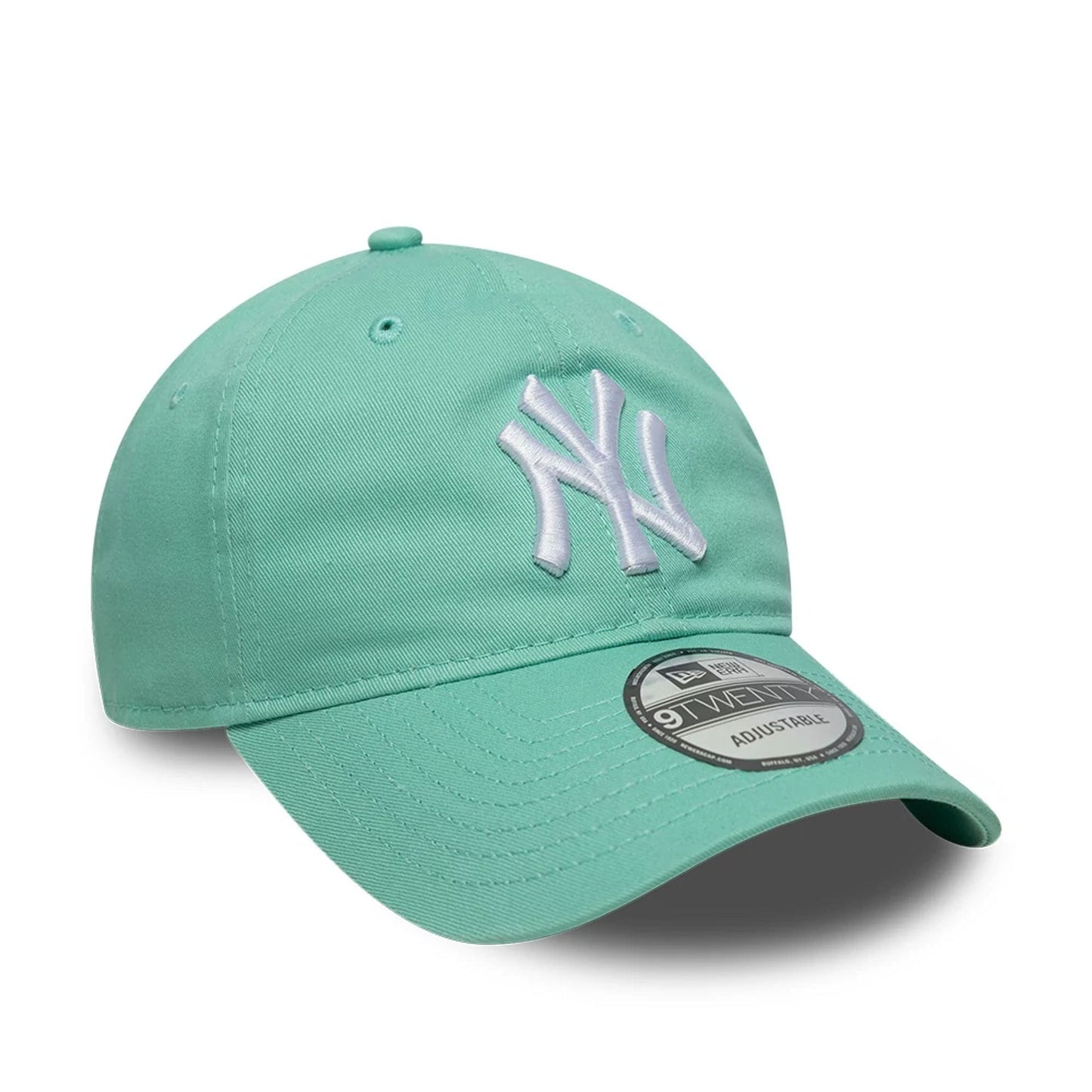 Pictured is this MLB League Essential New York Yankees 9TWENTY cap in pastel green. 3