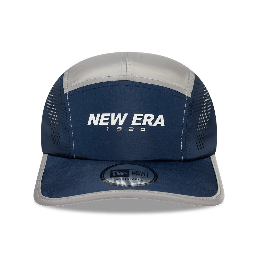 Pictured is this New Era Colour Block Runner cap in navy. 2