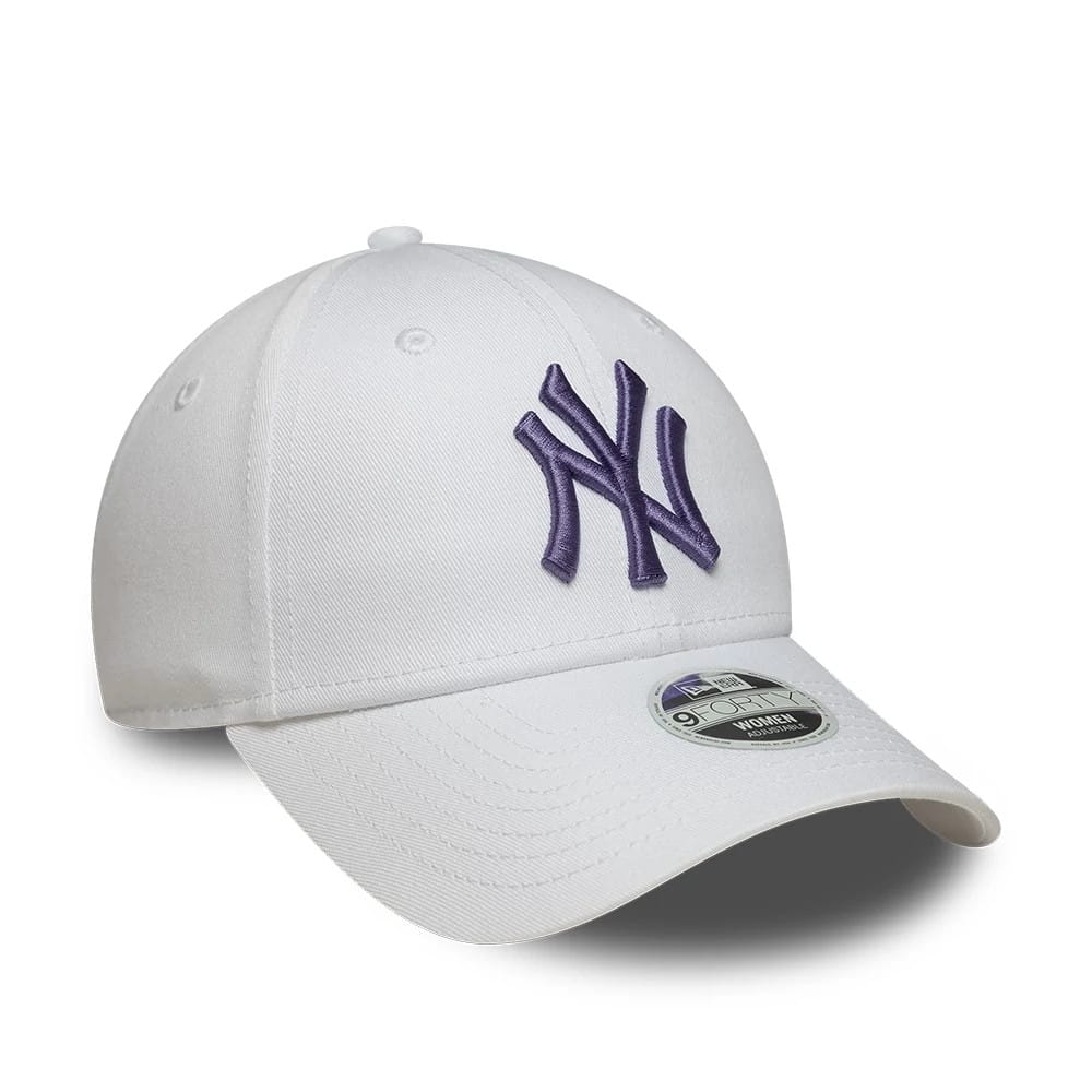 Pictured is this Womens MLB League Essential New York Yankees 9FORTY cap in white. 3