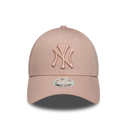 Pictured is this Womens MLB League Essential New York Yankees 9FORTY cap in pastel pink. 2