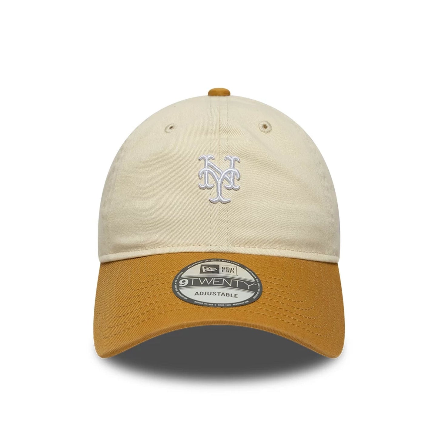 Pictured is this MLB Washed Contrast New York Mets 9TWENTY cap in Cream. 2