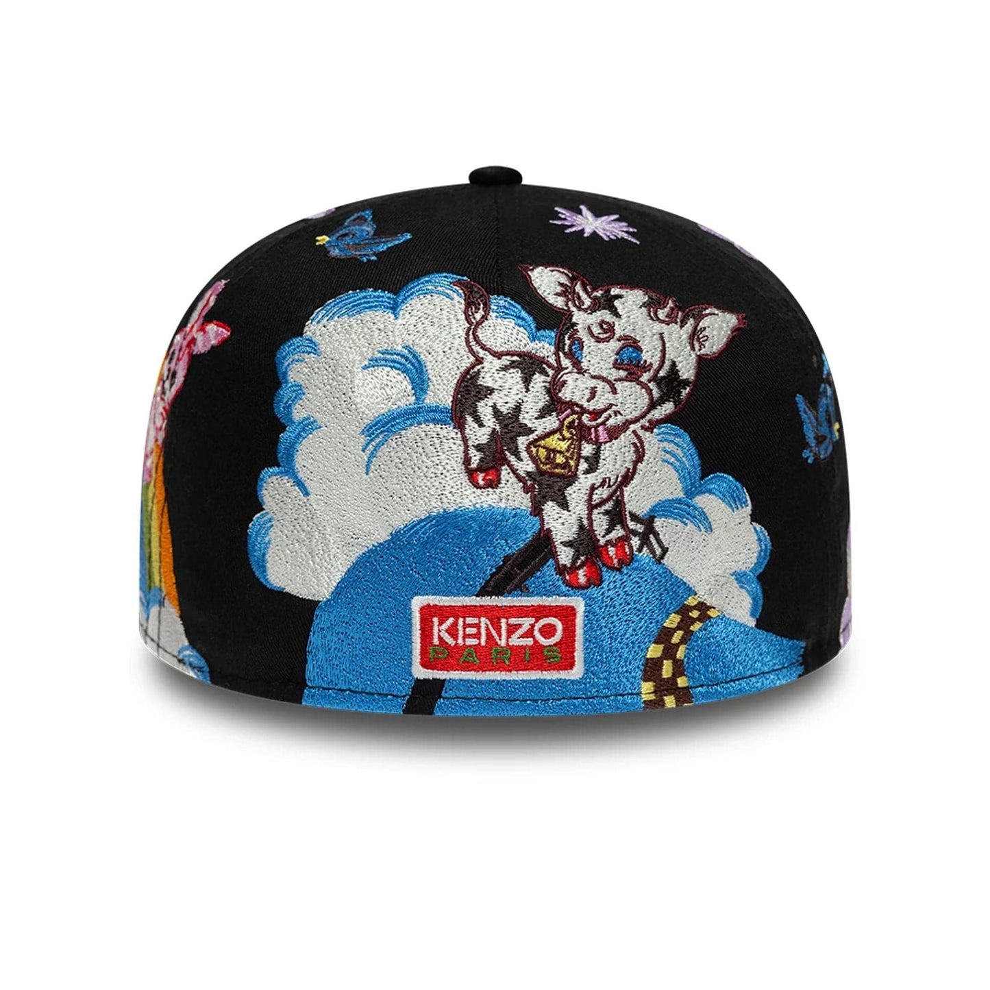 Pictured is this Kenzo X New Era  59FIFTY Fitted cap in black. 5