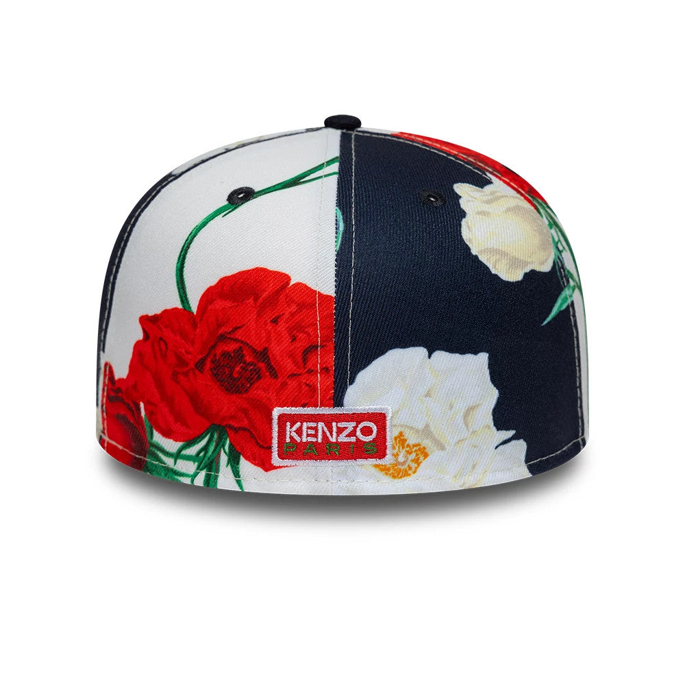 Pictured is this Kenzo X New Era Roses 59FIFTY Fitted cap in white. 4