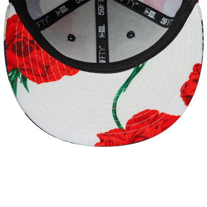 Pictured is this Kenzo X New Era Roses 59FIFTY Fitted cap in white. 7