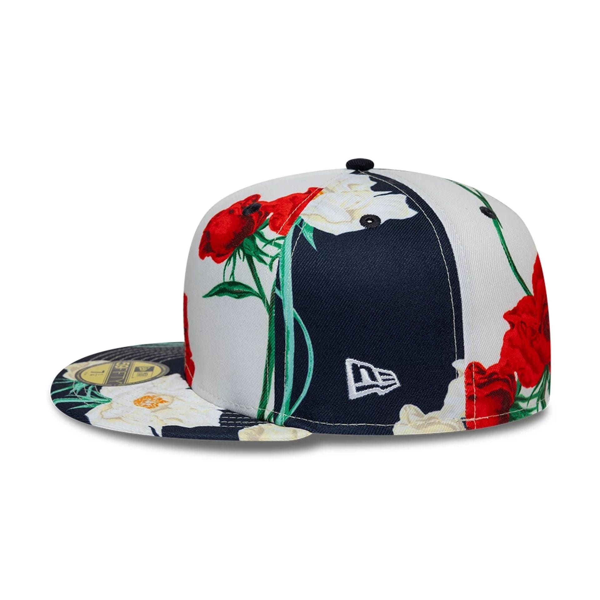 Pictured is this Kenzo X New Era Roses 59FIFTY Fitted cap in white. 5
