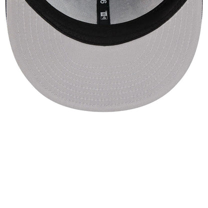 Pictured is this NBA Hardwood Classic All Star Game New York Knicks 9FIFTY Snapback cap in blue. 2