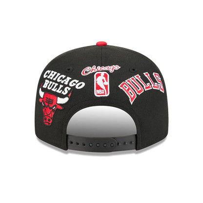 Pictured is this NBA Hardwood Classic All Star Game Chicago Bulls 9FIFTY Snapback cap in black. 5