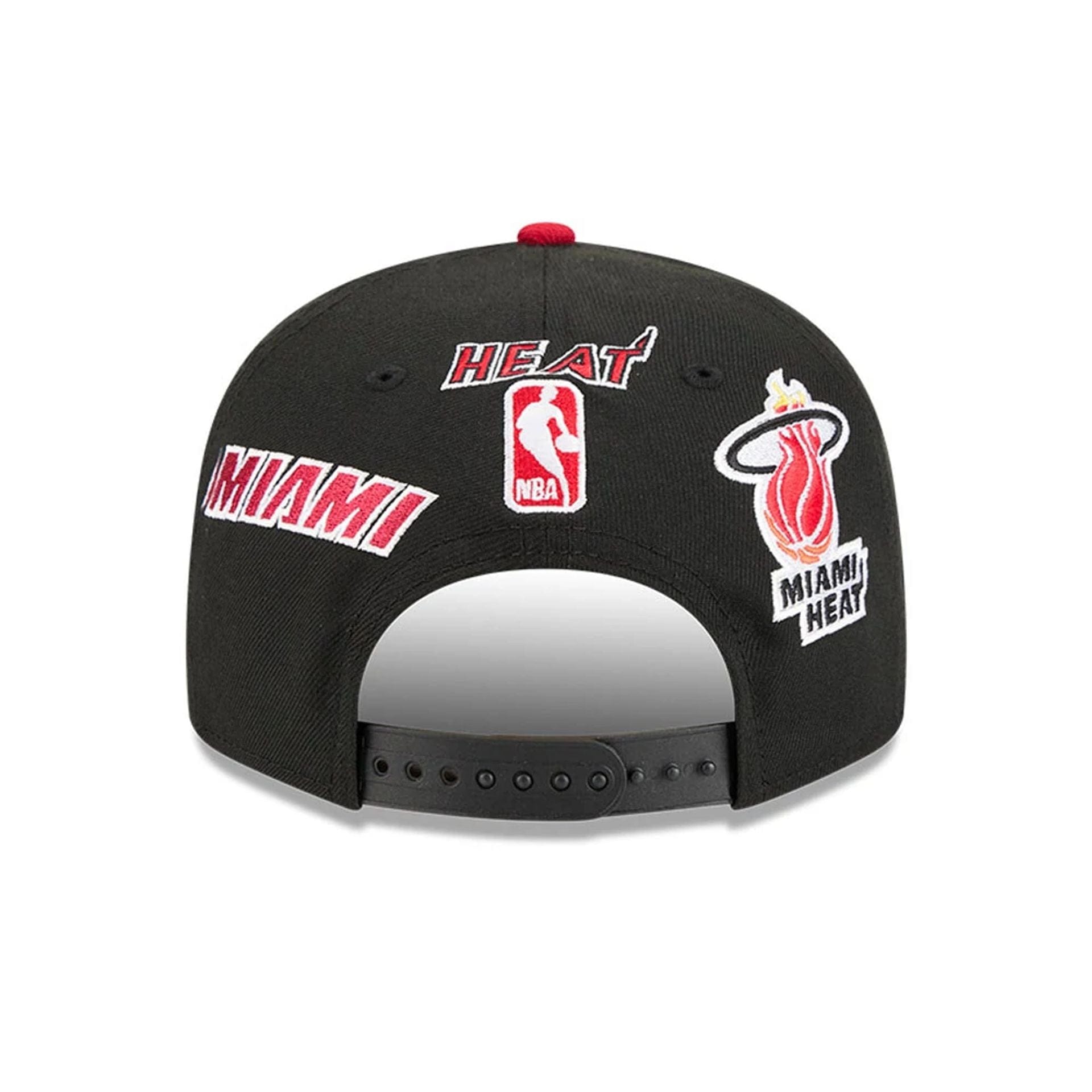 Pictured is this NBA Hardwood Classic All Star Game Miami Heat 9FIFTY Snapback cap in black. 5