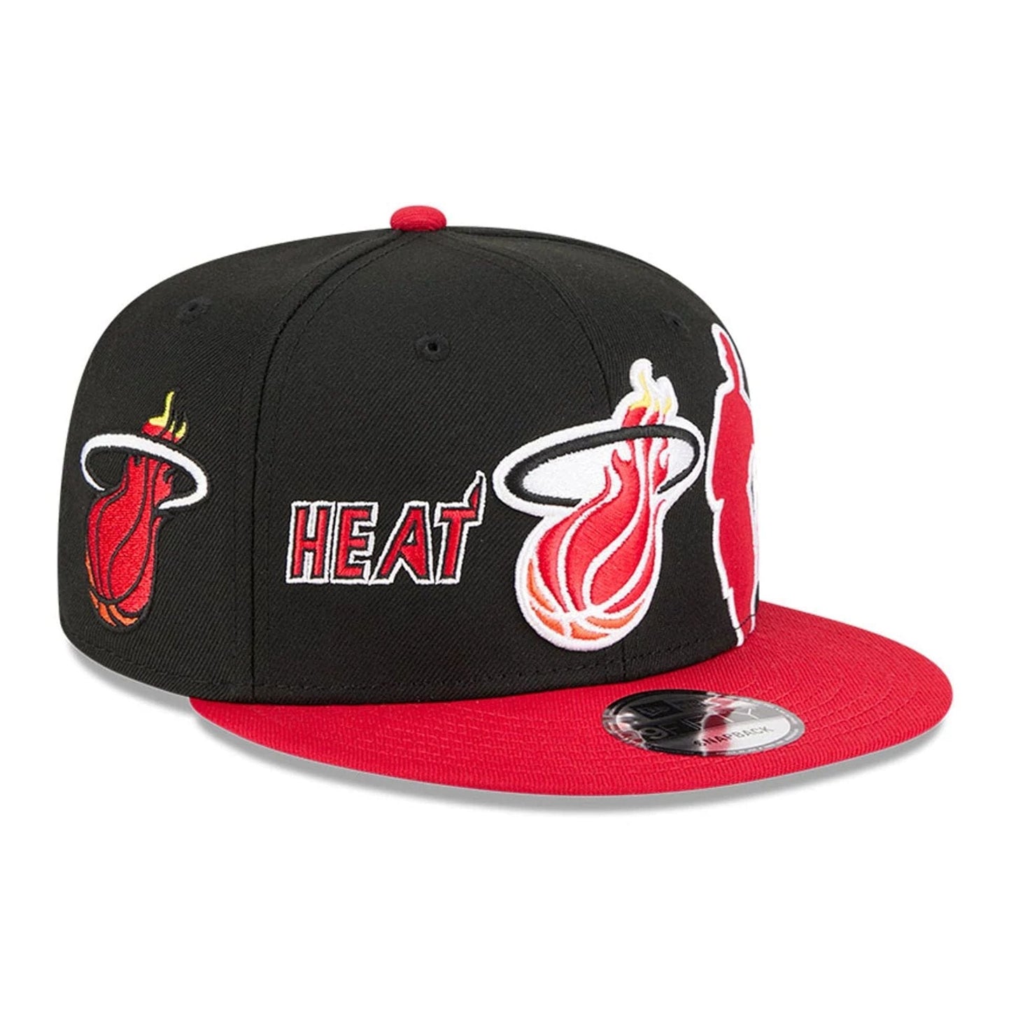 Pictured is this NBA Hardwood Classic All Star Game Miami Heat 9FIFTY Snapback cap in black. 4