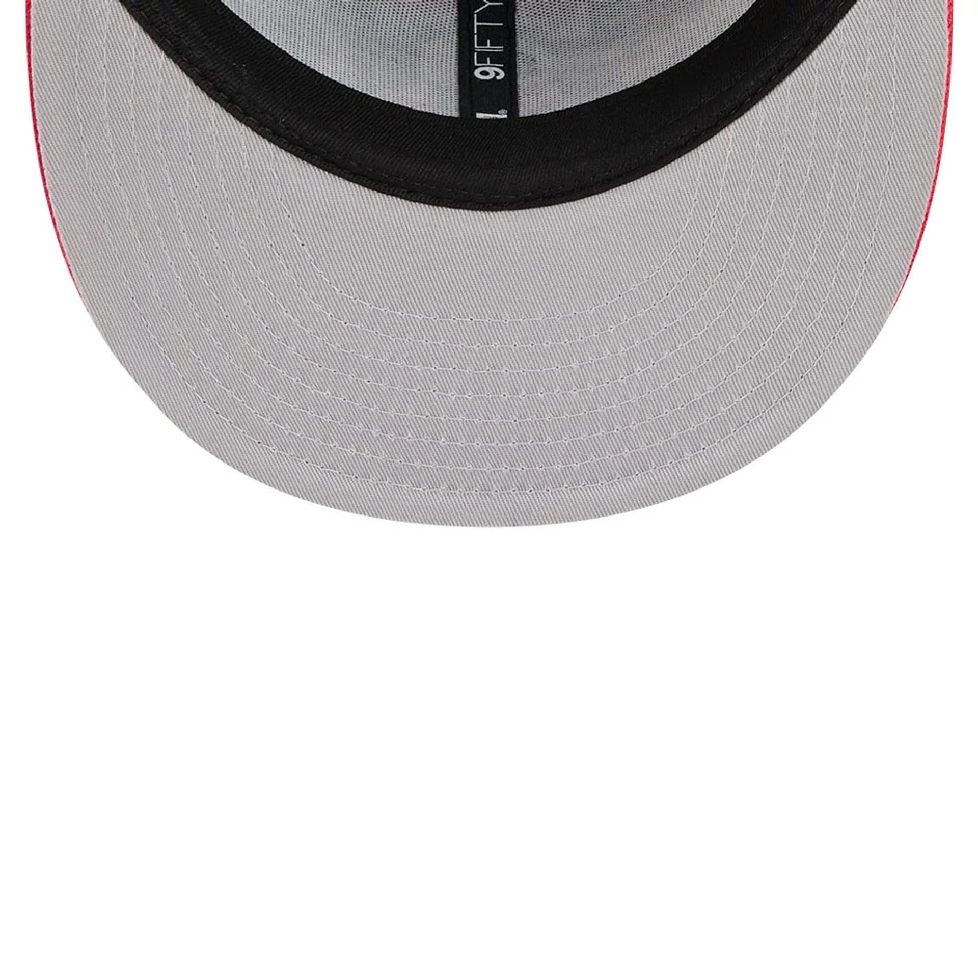 Pictured is this NBA Hardwood Classic All Star Game Philadelphia 76ers 9FIFTY Snapback cap in blue. 2