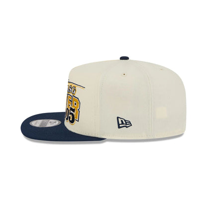 Pictured is this NBA Hardwood Classic All Star Game Denver Nuggets 9FIFTY A-Frame Snapback cap in white. 6