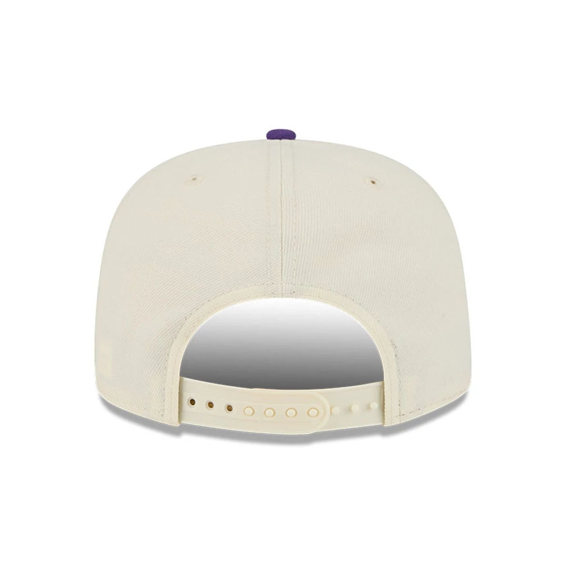 Pictured is this NBA Hardwood Classic All Star Game LA Lakers 9FIFTY A-Frame Snapback cap in white. 7