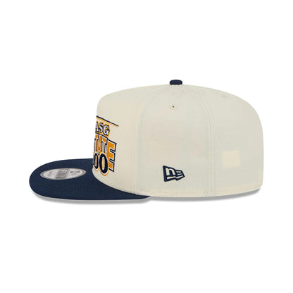 Pictured is this NBA Hardwood Classic All Star Game Golden State Warriors 9FIFTY A-Frame Snapback cap in white. 6