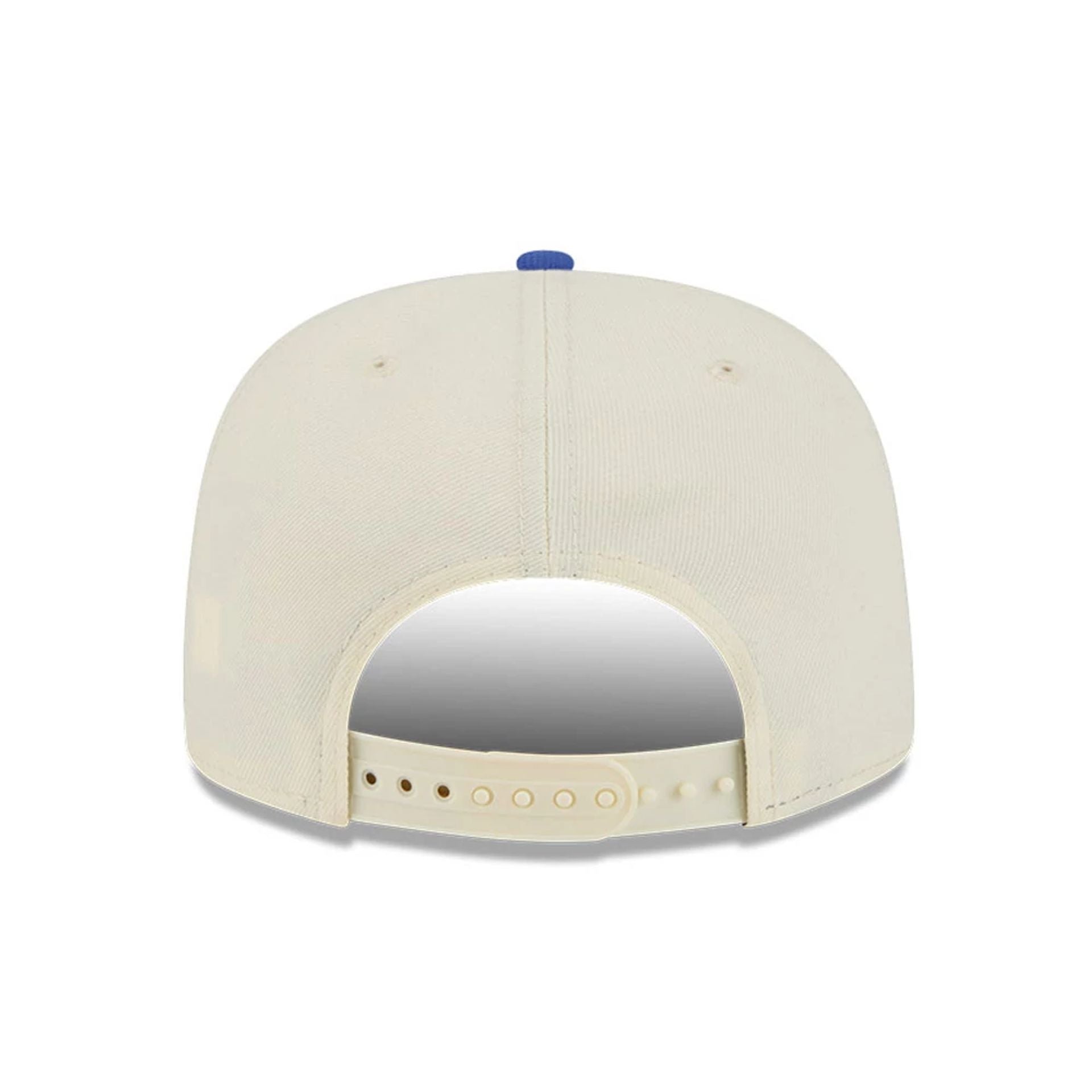 Pictured is this NBA Hardwood Classic All Star Game New York Knicks 9FIFTY A-Frame Snapback cap in white. 7