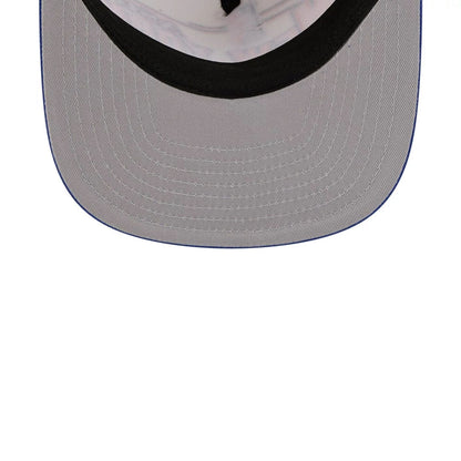 Pictured is this NBA Hardwood Classic All Star Game New York Knicks 9FIFTY A-Frame Snapback cap in white. 2