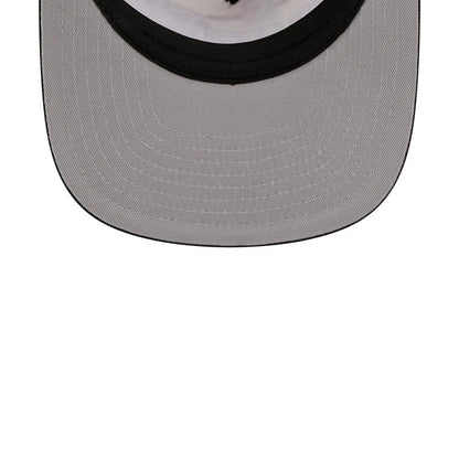 Pictured is this NBA Hardwood Classic All Star Game Philadelphia 76ers 9FIFTY A-Frame Snapback cap in white. 2
