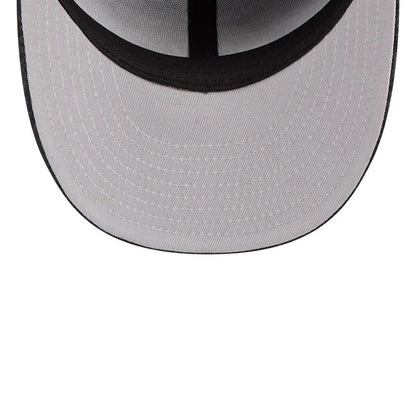 Pictured is this NBA Brushed Cotton Chicago Bulls 59FIFTY Fitted cap in black. 2