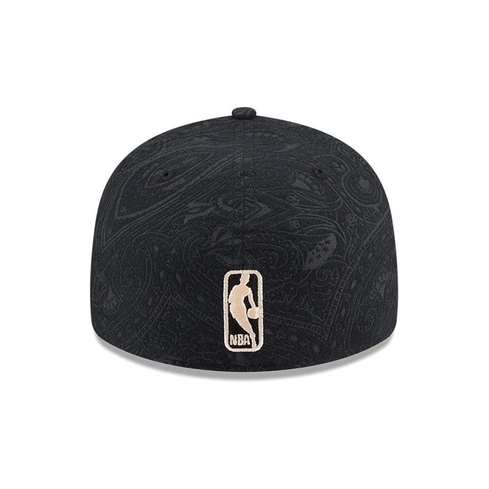 Pictured is this NBA Brushed Cotton Boston Celtics 59FIFTY Fitted cap in black. 7