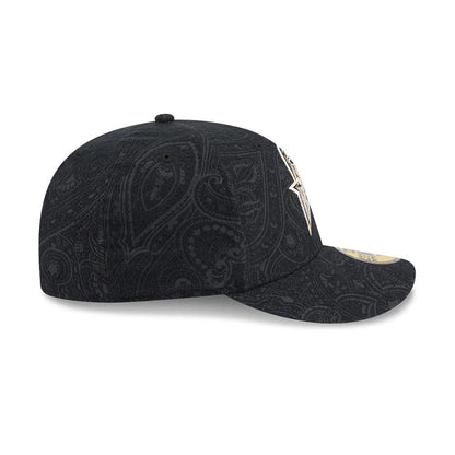 Pictured is this NBA Brushed Cotton Golden State Warriors 59FIFTY Fitted cap in black. 6