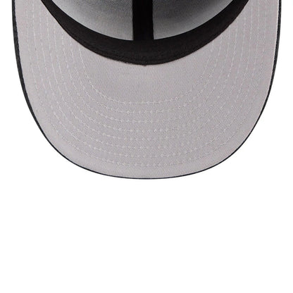 Pictured is this NBA Brushed Cotton New York Knicks 59FIFTY Fitted cap in black. 2