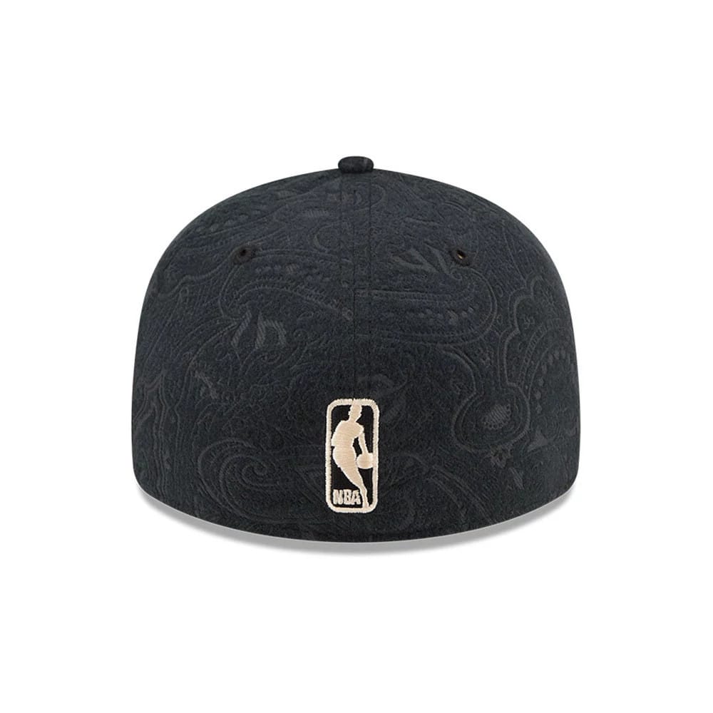 Pictured is this NBA Brushed Cotton San Antonio Spurs 59FIFTY Fitted cap in black. 7