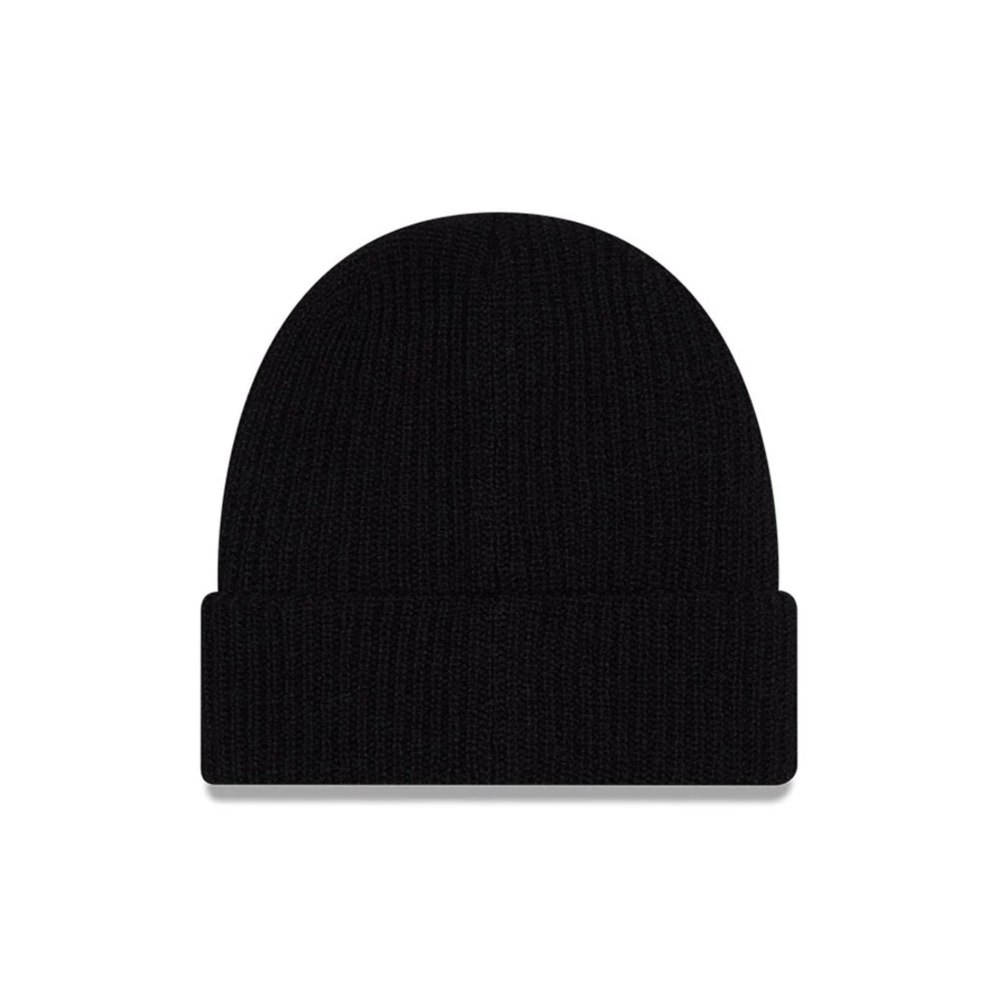 Pictured is this MLB Cashmere Knit New York Yankees Cuff Knit Beanie hat in black. 3