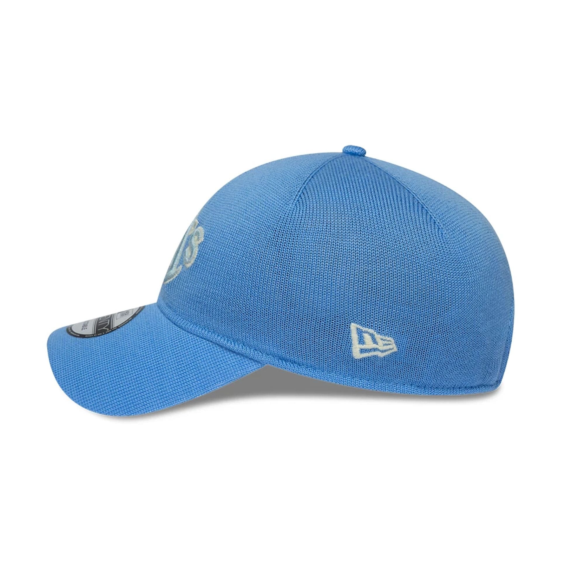 Pictured is this MLB Merino Wool Athletics 9TWENTY cap in pastel blue. 5
