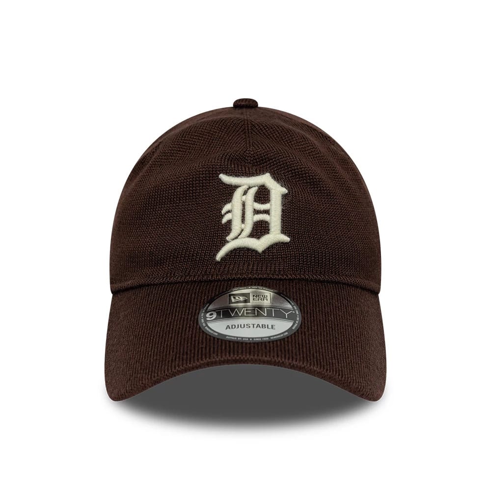 Pictured is this MLB Merino Wool Detroit Tigers 9TWENTY cap in dark brown. 2