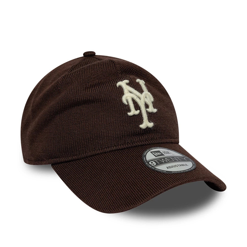 Pictured is this MLB Merino Wool New York Mets 9TWENTY cap in dark brown. 3