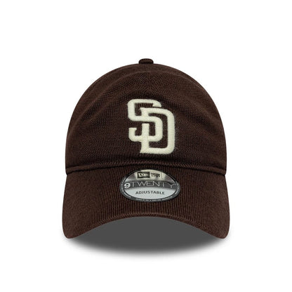 Pictured is this MLB Merino Wool Core San Diego Padres 9TWENTY cap in dark brown. 2